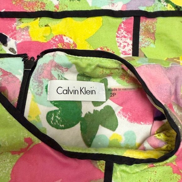 Calvin Klein Sleeveless Floral Dress - Picture 4 of 4